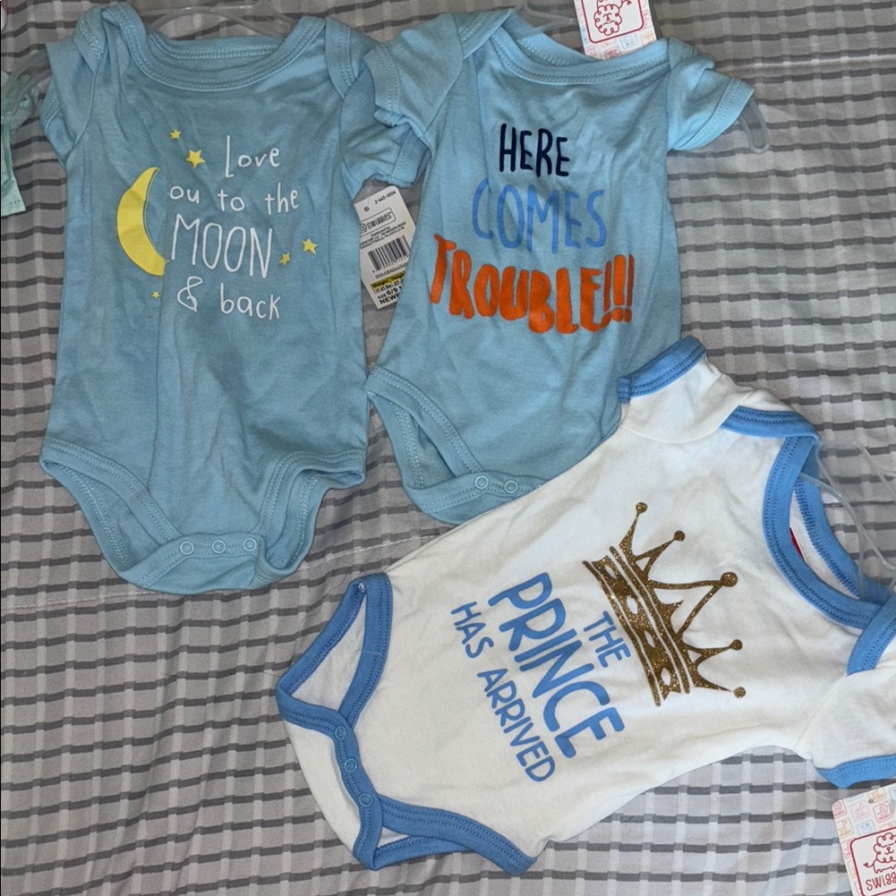 Swiggles Blue Bodysuit Collection With Playful Designs